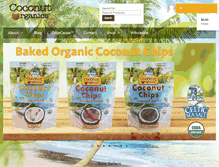 Tablet Screenshot of coconutorganics.com